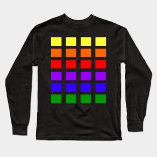 Color theory pattern Long Sleeve T-Shirt